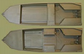 Лодка болотоход Surface Drive 1660SD