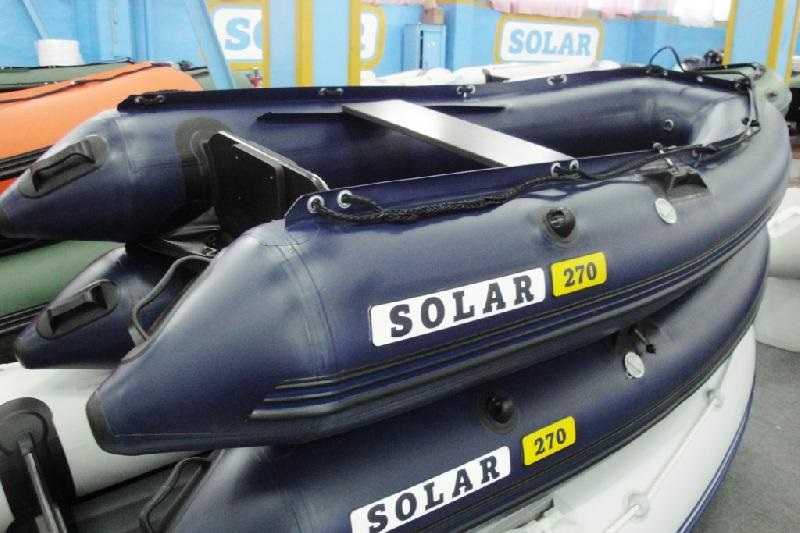 Надувная лодка ПВХ Solar Maxima-270 Моторная лодка Солар Максима-270