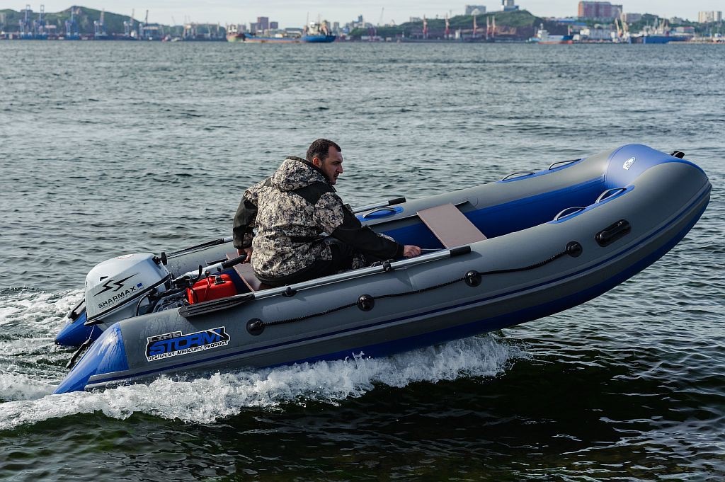 Моторно-гребная лодка ПВХ Штормлайн Классик Айр-400